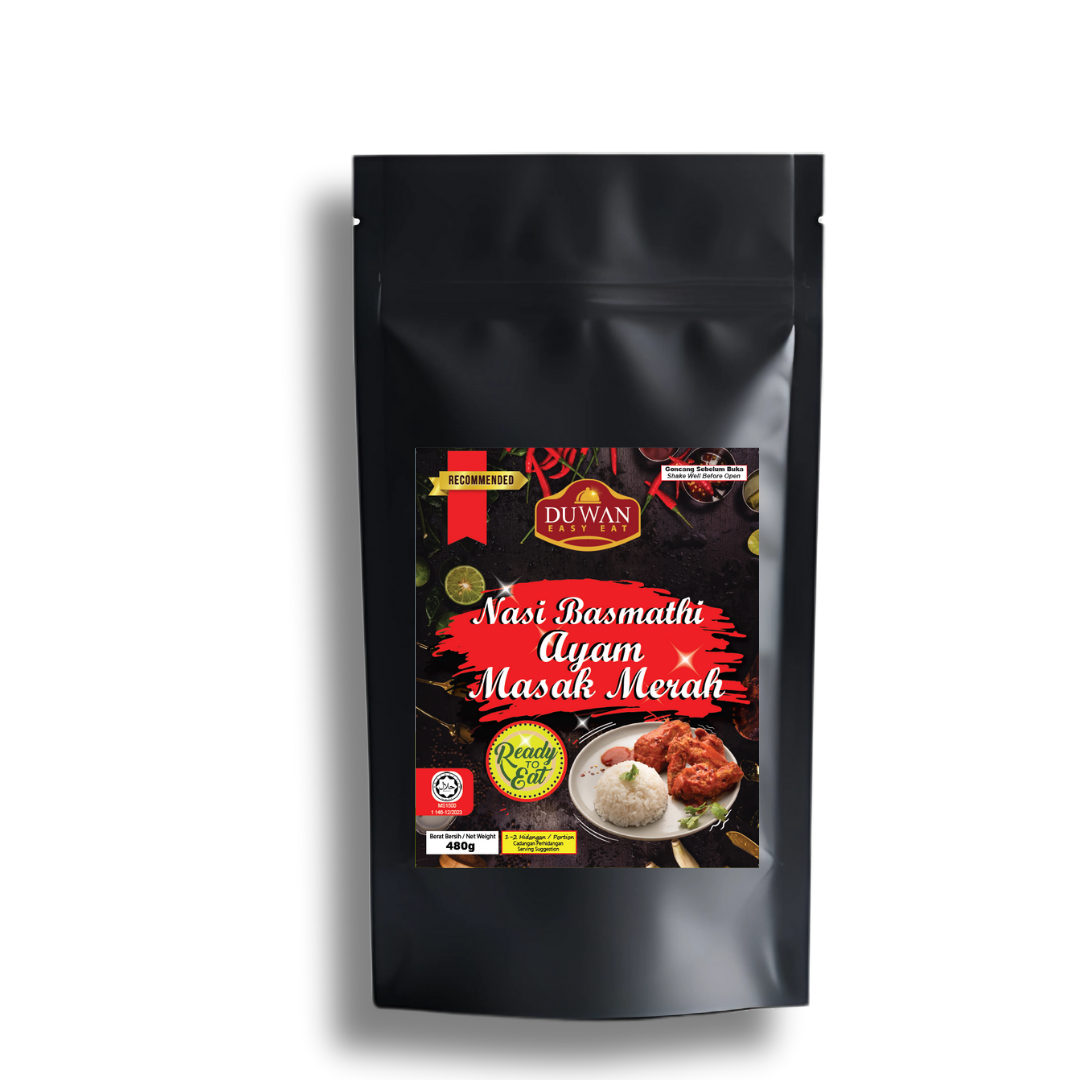 SET NASI BASMATHI AYAM MASAK MERAH